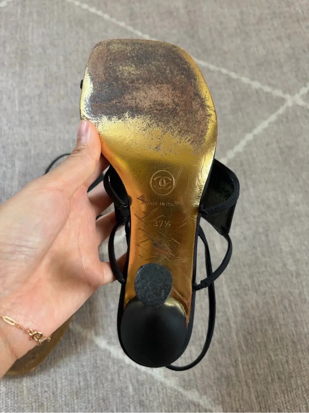 Vintage Chanel Cruise Slingback Sandals
